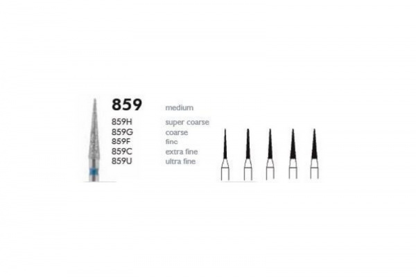 Бор алмаз турб NTI 859-014 F игла D-14 №1