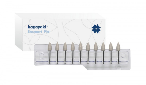 Кагаяки EnsmartPin силиконовые белые, пуля, 125мк 10шт